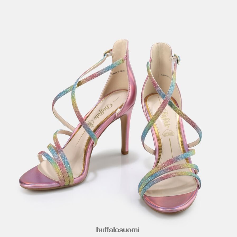 makai 2-korkoiset sandaalit, vegaani DZ48H4495 sateenkaari Buffalo |sandaalit