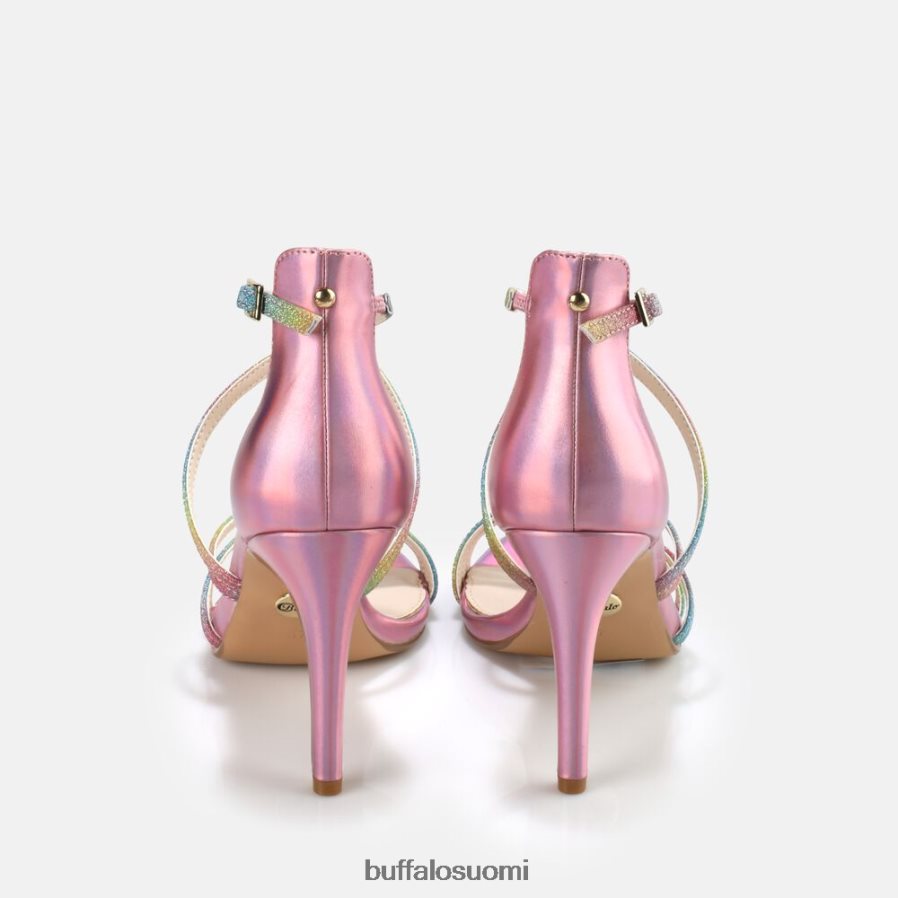 makai 2-korkoiset sandaalit, vegaani DZ48H4495 sateenkaari Buffalo |sandaalit