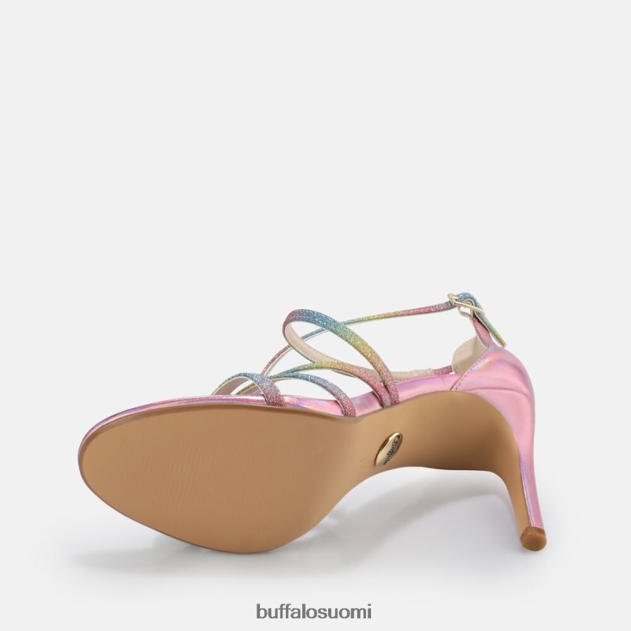 makai 2-korkoiset sandaalit, vegaani DZ48H4495 sateenkaari Buffalo |sandaalit