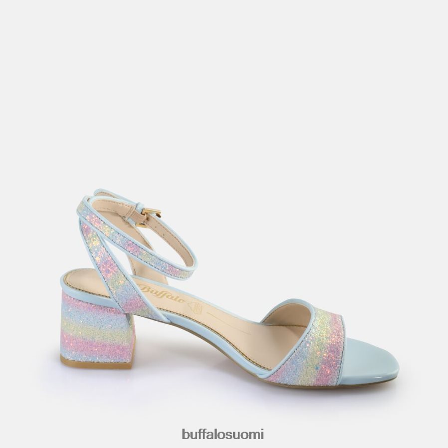 rainelle korkokengät vegaaniset sandaalit DZ48H4539 pastelli sekoitus Buffalo |sandaalit