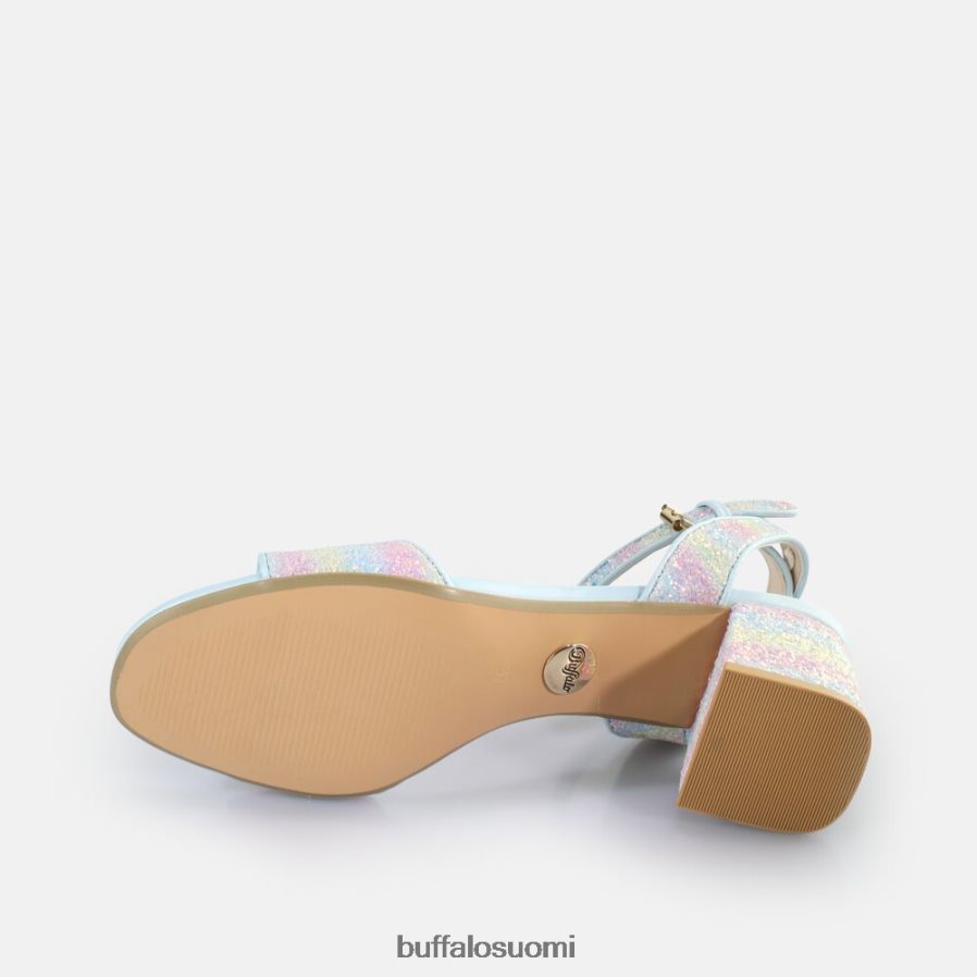 rainelle korkokengät vegaaniset sandaalit DZ48H4539 pastelli sekoitus Buffalo |sandaalit
