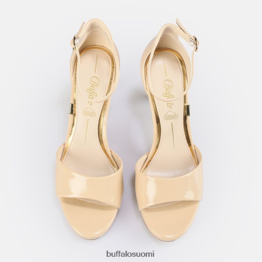 ronja korkokengät sandaali vegaani DZ48H4172 beige Buffalo |sandaalit