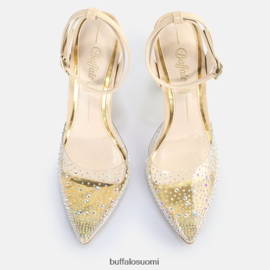 vegaani juliette glam sandaali DZ48H4553 läpinäkyvä/kerma Buffalo |sandaalit