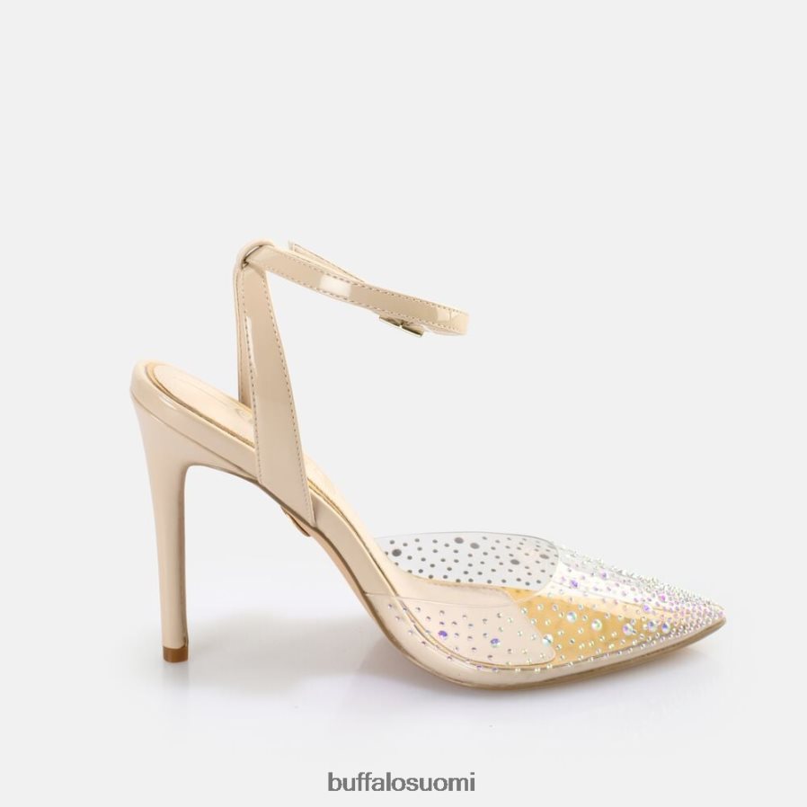 vegaani juliette glam sandaali DZ48H4553 läpinäkyvä/kerma Buffalo |sandaalit