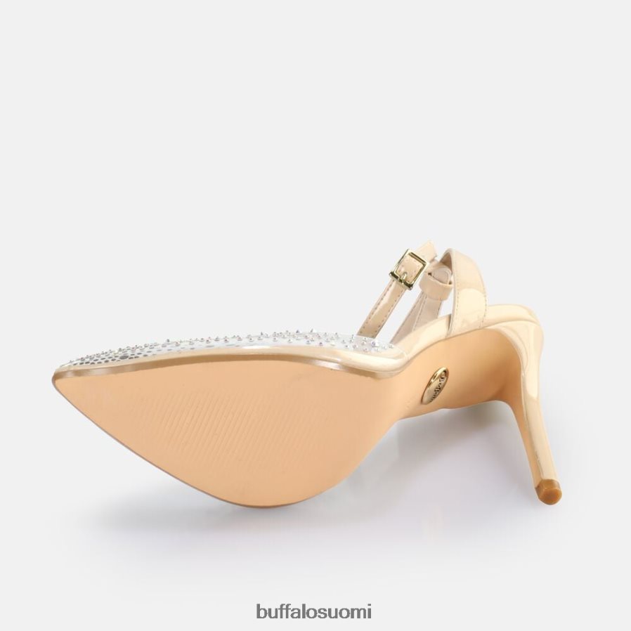 vegaani juliette glam sandaali DZ48H4553 läpinäkyvä/kerma Buffalo |sandaalit