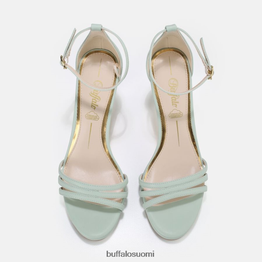 vegaani melissa korkokengät sandaalit DZ48H4857 mintunvihreä Buffalo |sandaalit