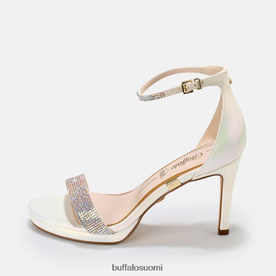 vegaani monroe korkeakorkoiset sandaalit DZ48H4226 helmenvalkoinen Buffalo |sandaalit