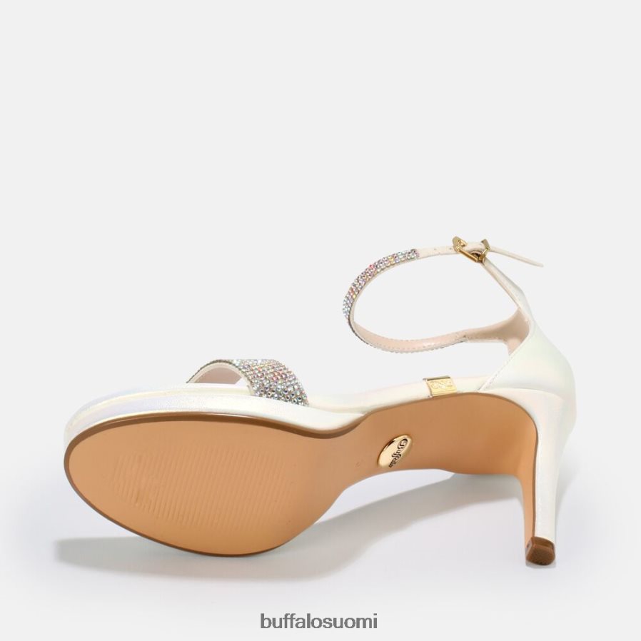 vegaani monroe korkeakorkoiset sandaalit DZ48H4226 helmenvalkoinen Buffalo |sandaalit