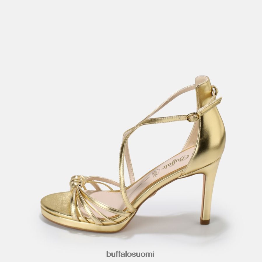 vegaaninen serena bow korkeakorkoinen sandaali DZ48H4285 kulta Buffalo |sandaalit