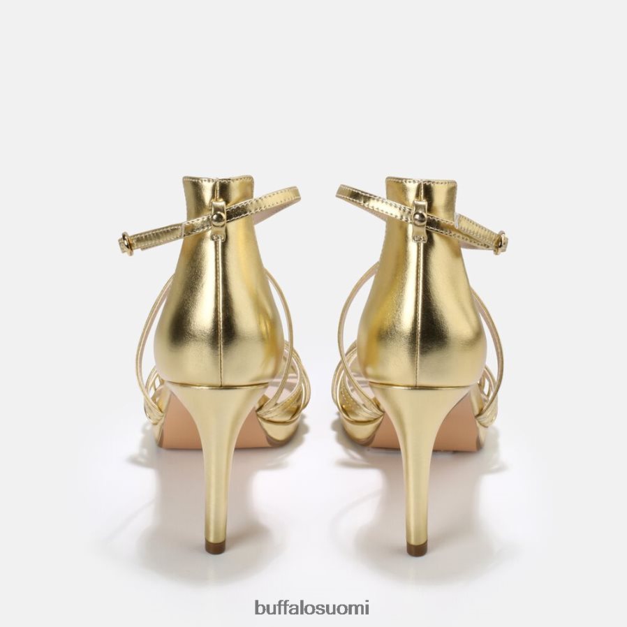 vegaaninen serena bow korkeakorkoinen sandaali DZ48H4285 kulta Buffalo |sandaalit