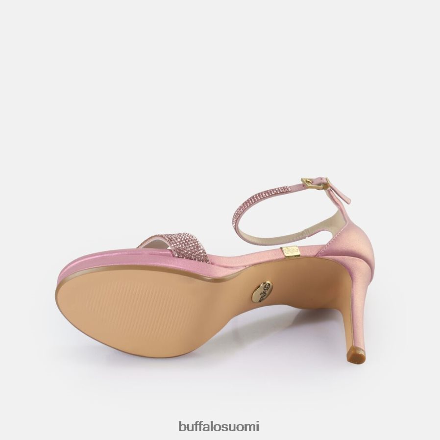 vegaaniset monroe 2-korkoiset sandaalit DZ48H4231 pinkki metallinen Buffalo |sandaalit