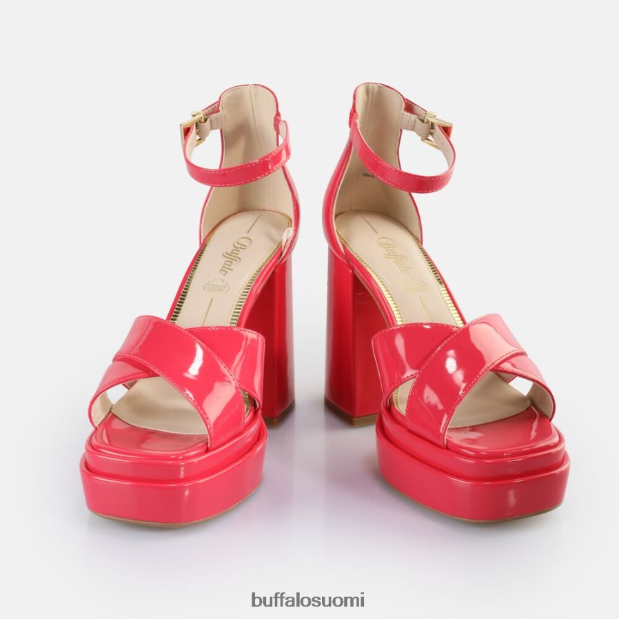 voi ristikkäiset sandaalit vegaaninen DZ48H4527 kuuma pinkki Buffalo |sandaalit