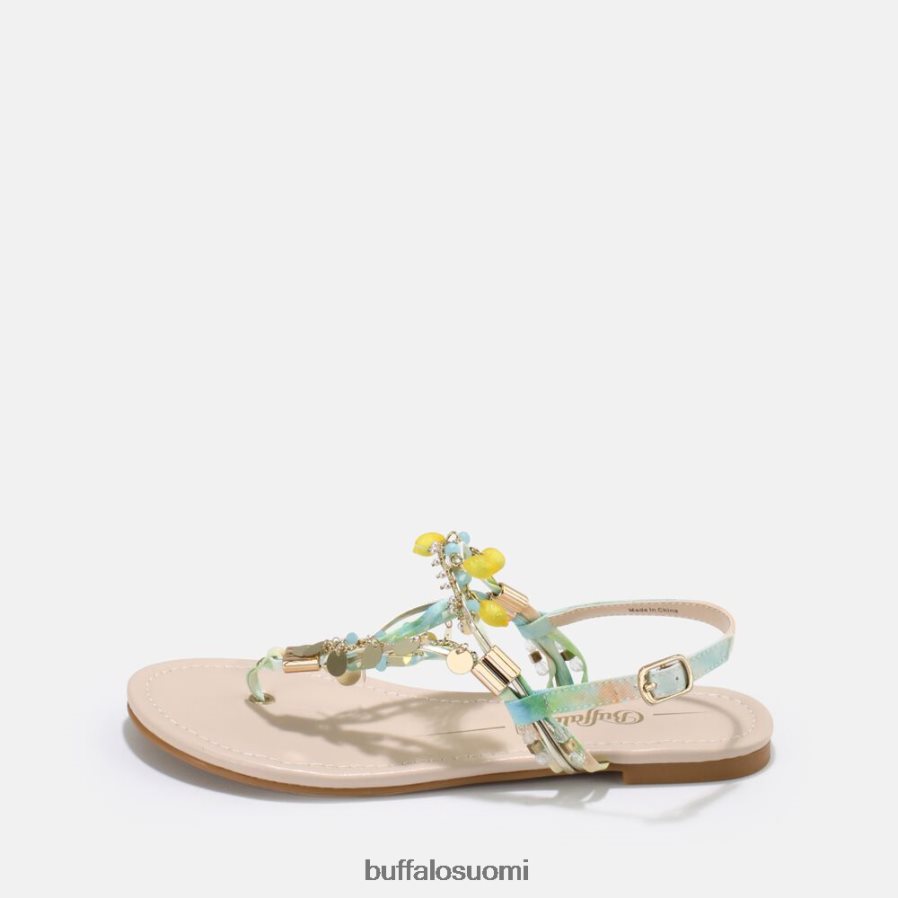 capri vacay sandaali vegaani DZ48H4177 sininen/turkoosi Buffalo |sandaalit