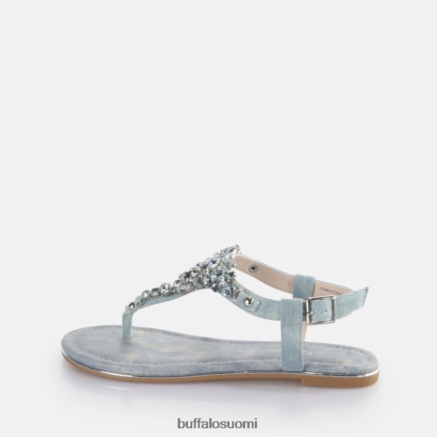 vegaaniset capri glam sandaalit DZ48H488 vesi denim sininen Buffalo |sandaalit